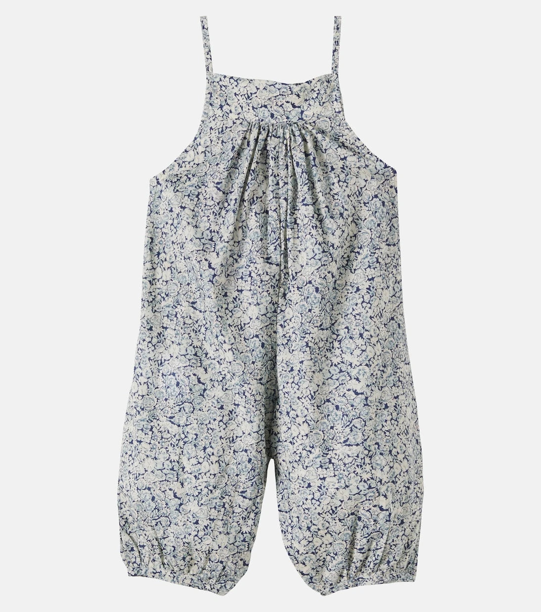 Bonpoint - Baby Lisou floral cotton dungaree