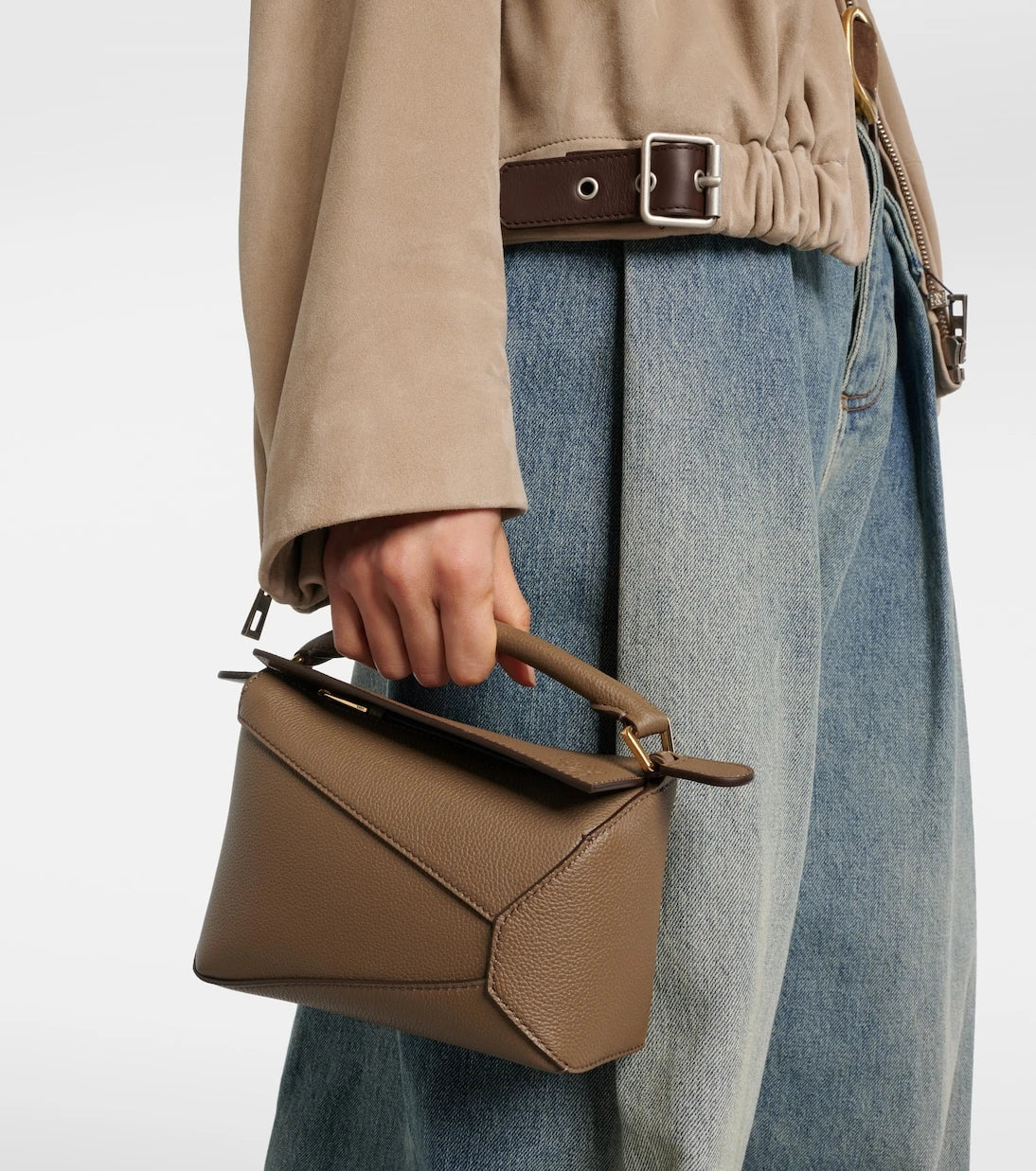Loewe - Puzzle Edge Mini leather tote bag