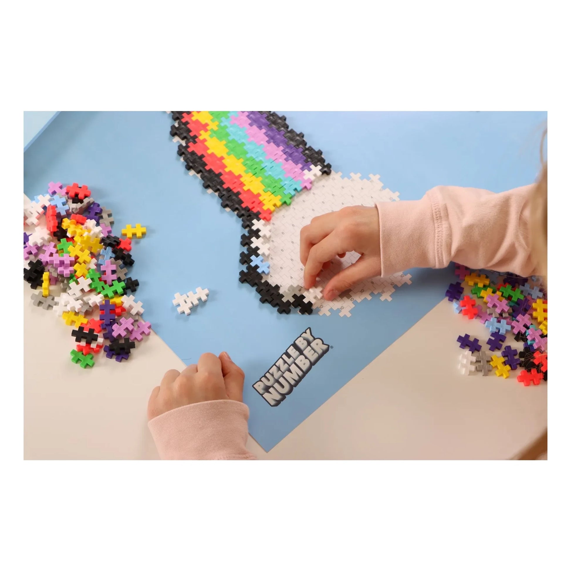 Plus-Plus - Rainbow puzzle - 500 pieces