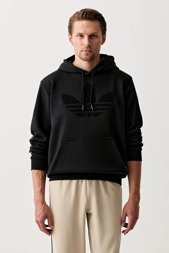 adidas Originals erkek pamuklu kapüşonlu sweatshirt MONOGRAM HD