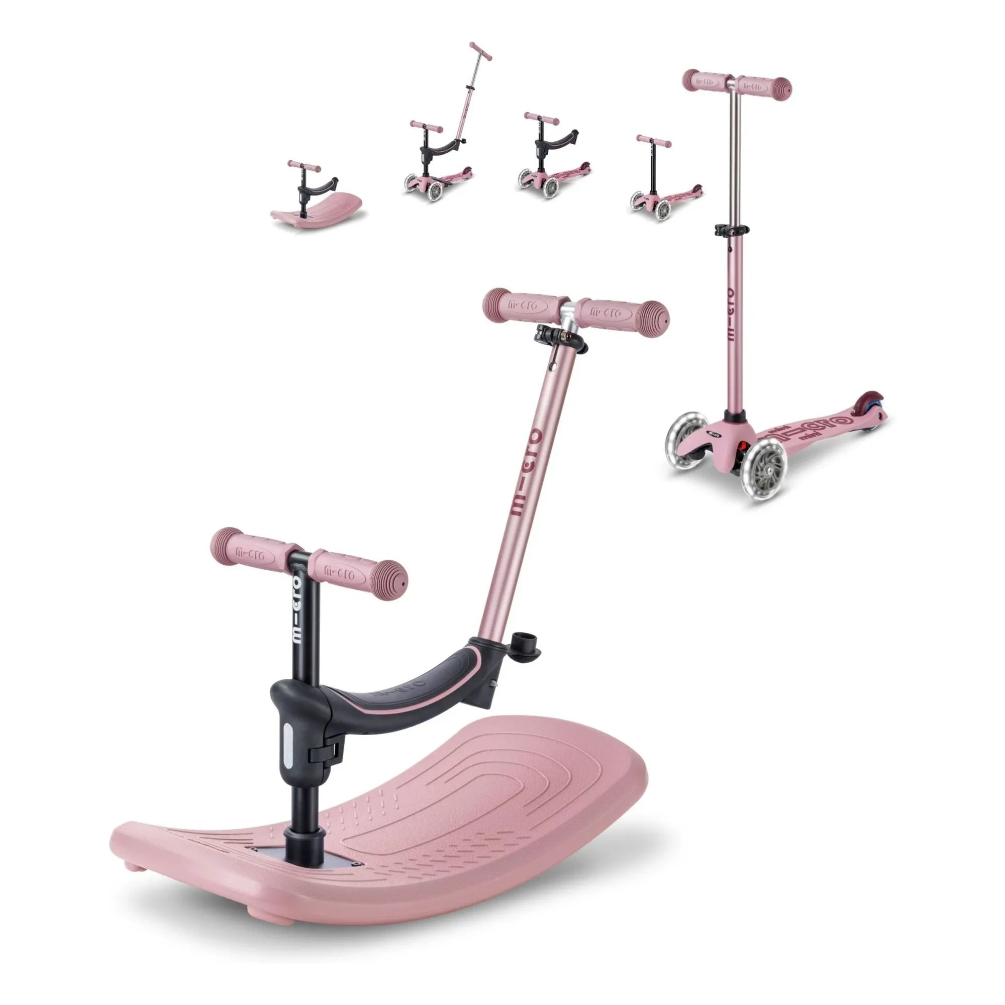 Micro - Rock&amp;Go LED scooter | Dusty Pink