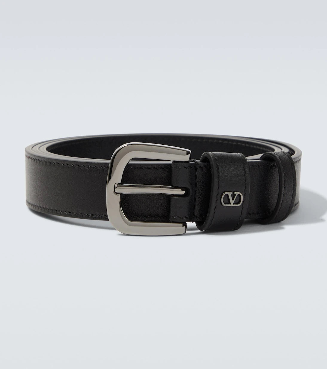 Valentino Garavani - VLogo leather belt