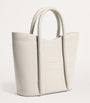 Ivory Grab Leather Rope Tote Bag