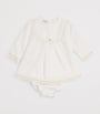 Cotton-Blend Lace Dress and Bloomers Set (1-24 Months)
