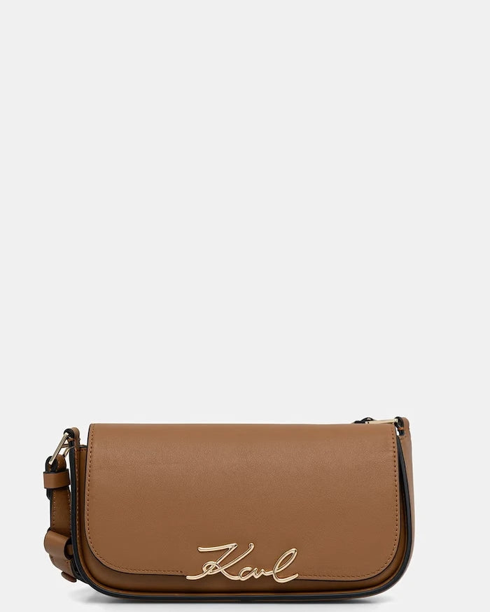 Karl Lagerfeld kadın deri crossbody çanta K/SIGNATURE