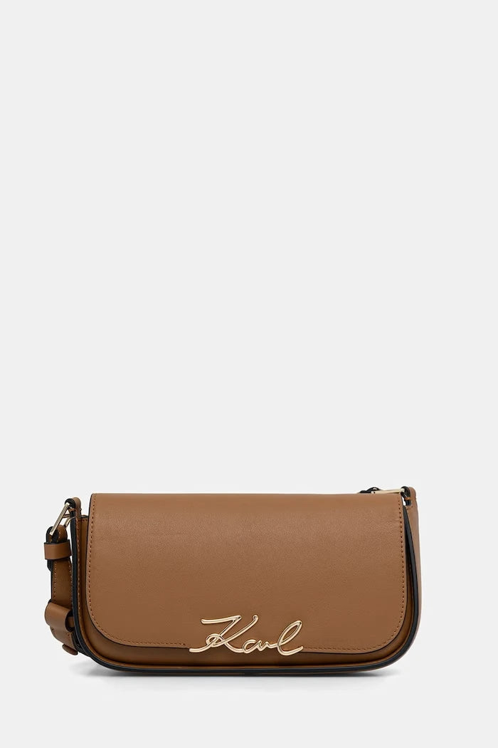 Karl Lagerfeld kadın deri crossbody çanta K/SIGNATURE