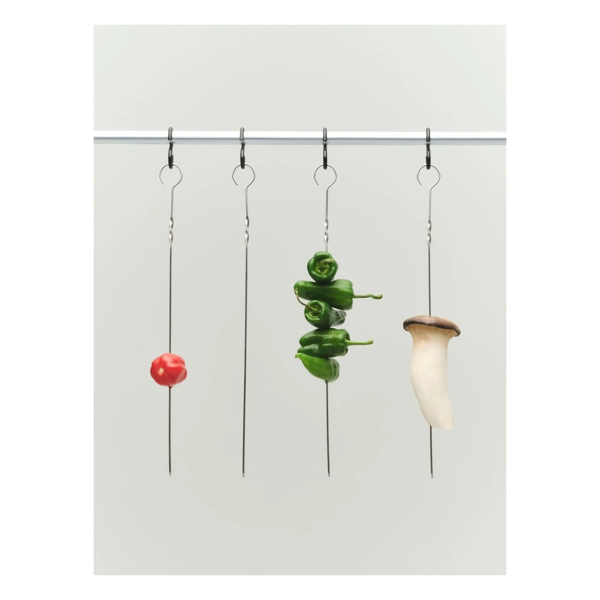 Hay - Outdoor Market steel skewers, Jasper Morrison - Set of 4 | Steel