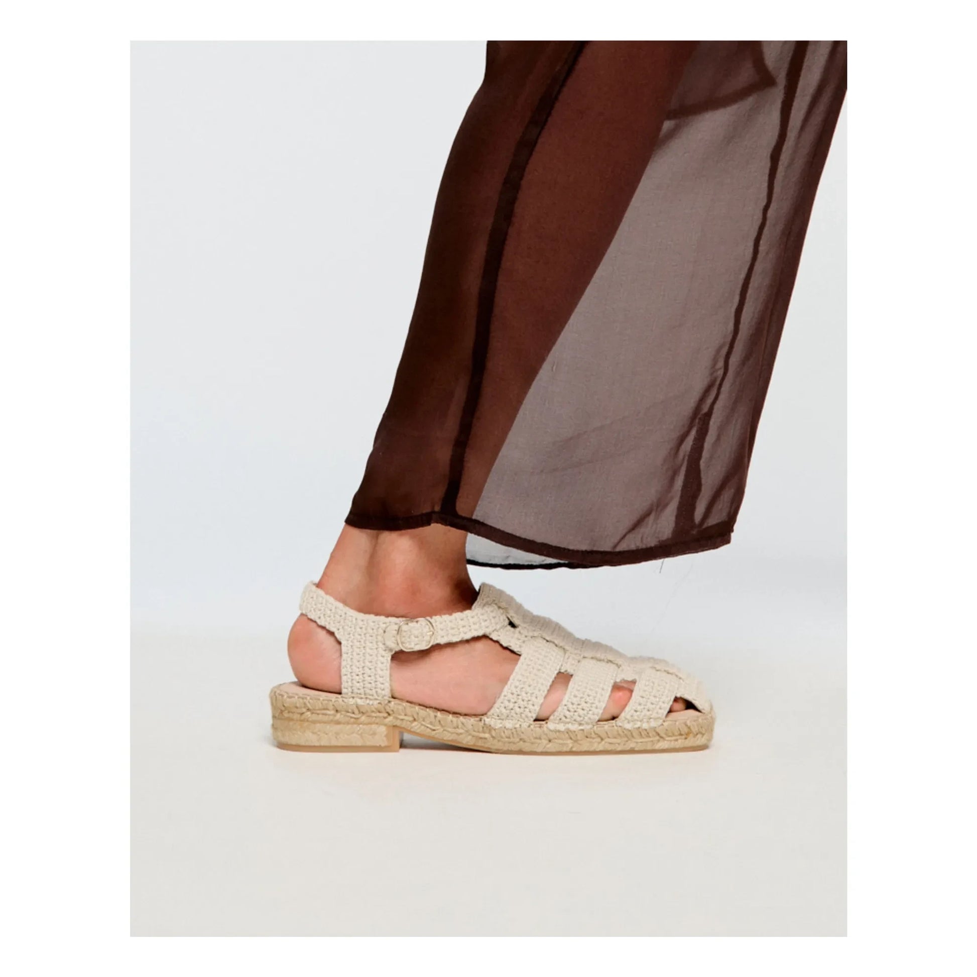 Naguisa - Bermeo sandals | Ecru