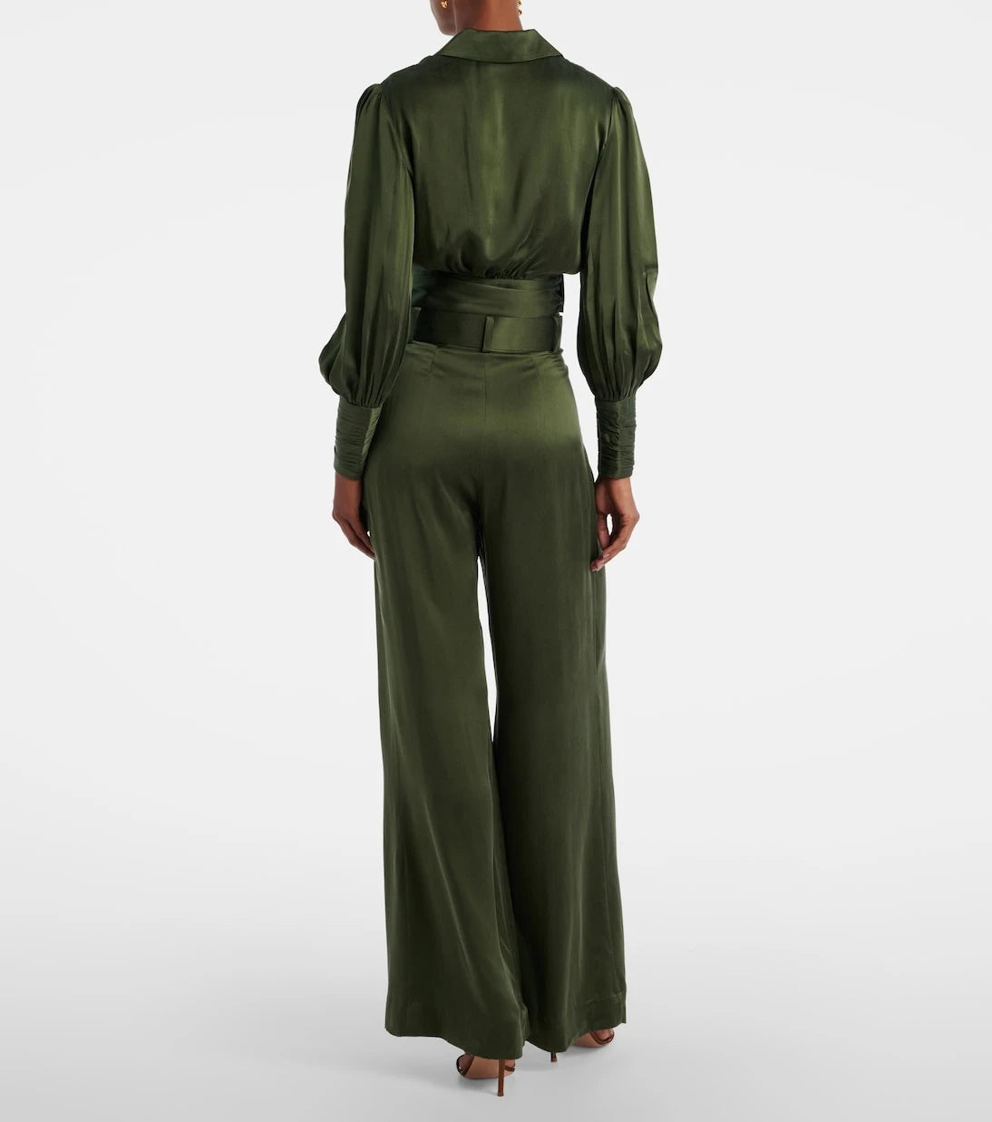 Zimmermann - Silk satin wrap top