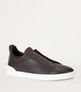 Zegna Leather Triple Stitch SECONDSKIN Sneakers