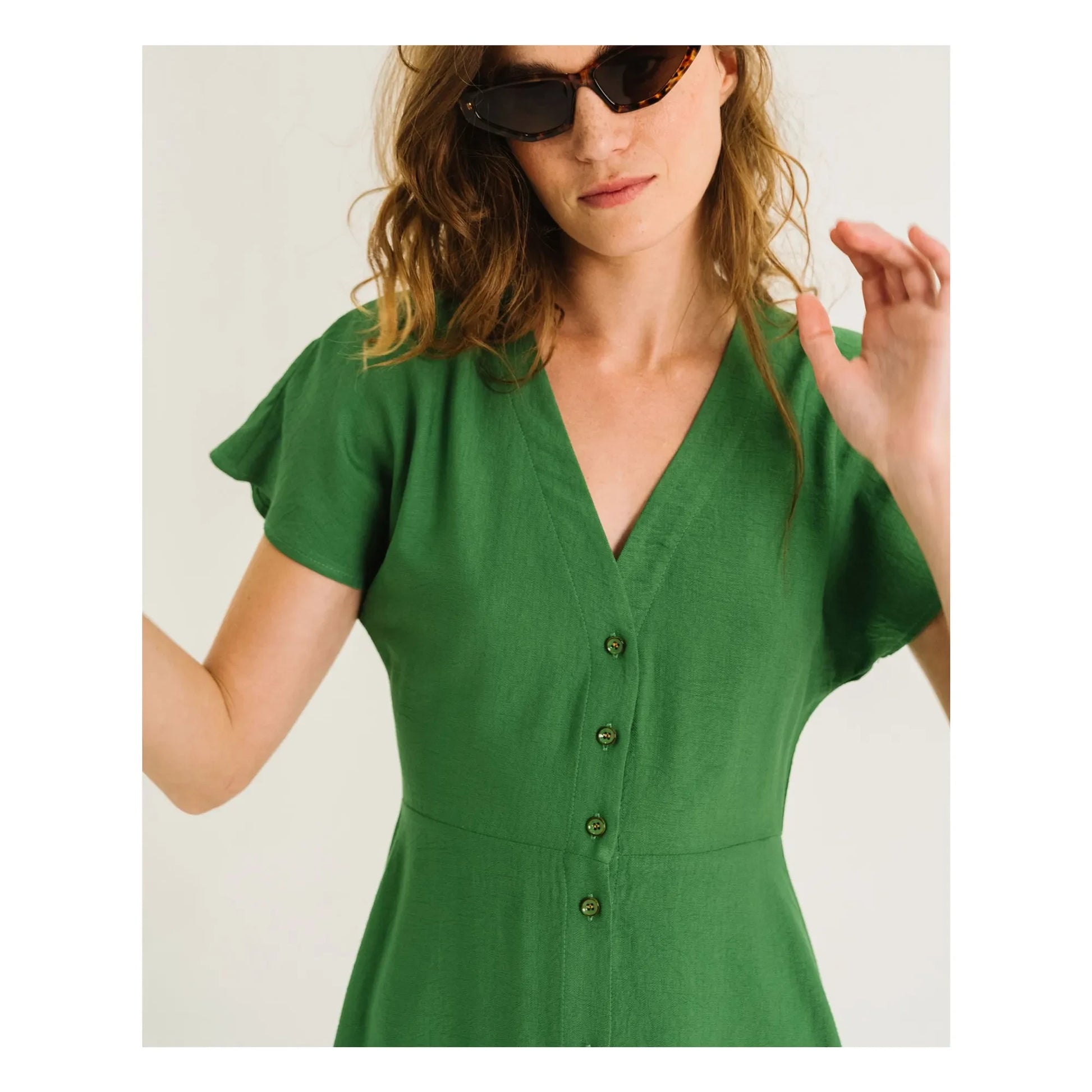 Tinsels - Ezza dress | Green
