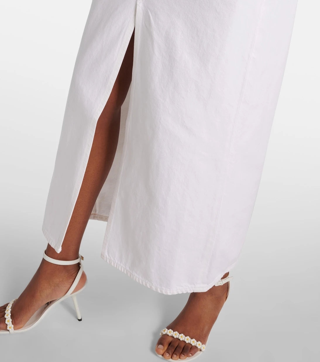 Agolde - Leif denim maxi skirt