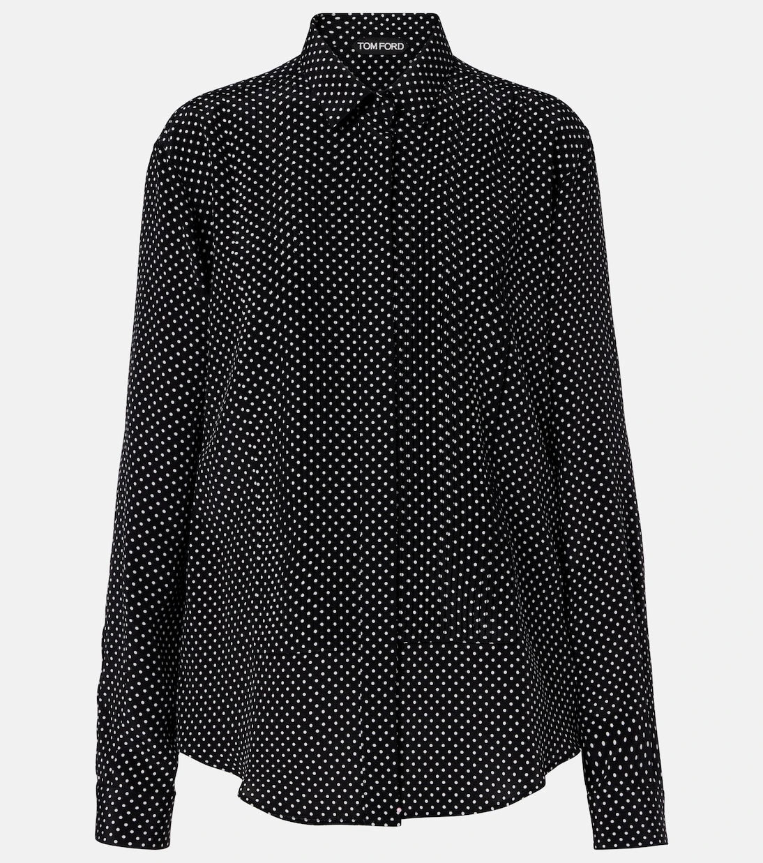 Tom Ford - Polka-dot silk shirt