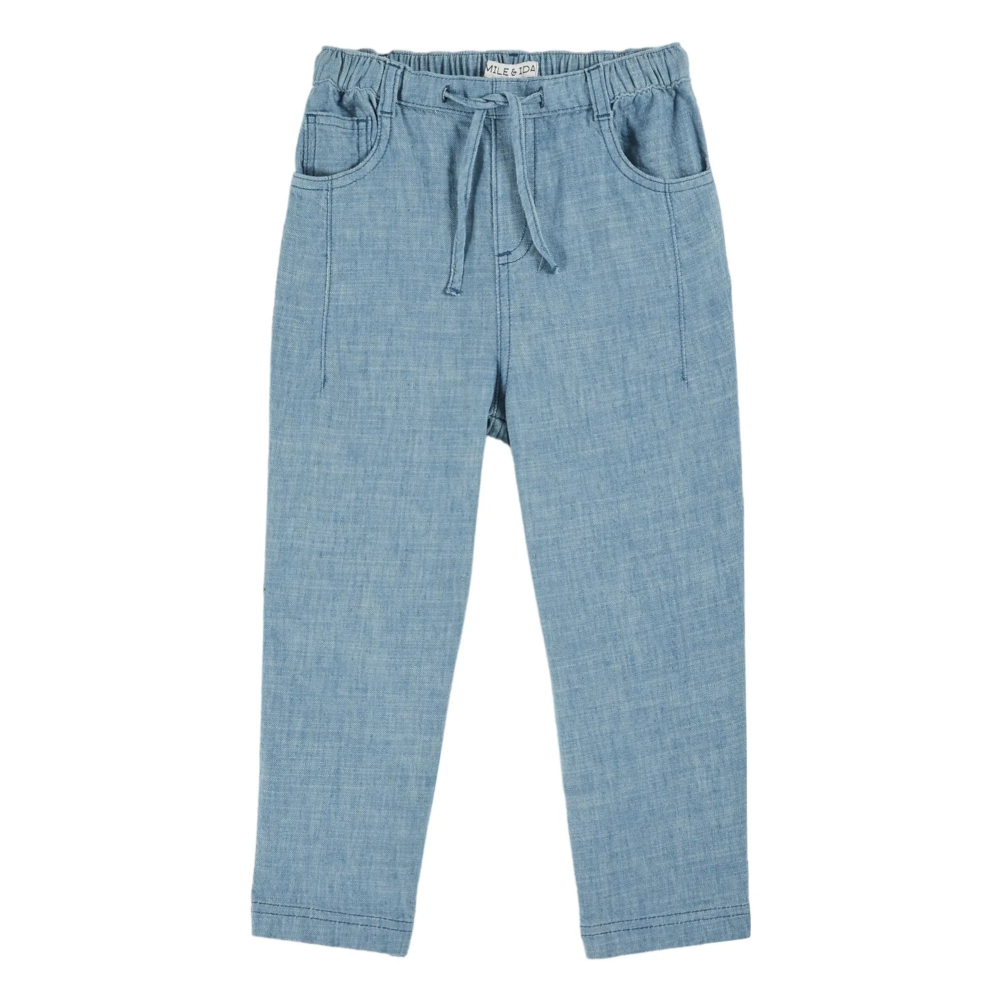 Emile et Ida - Chambray pants | Blue