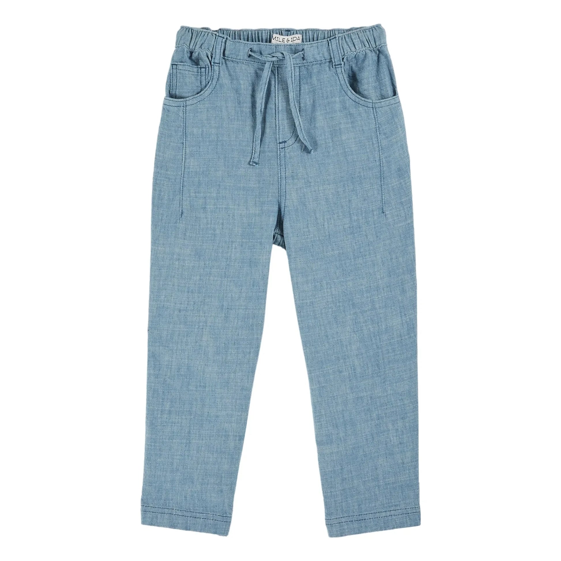 Emile et Ida - Chambray pants | Blue