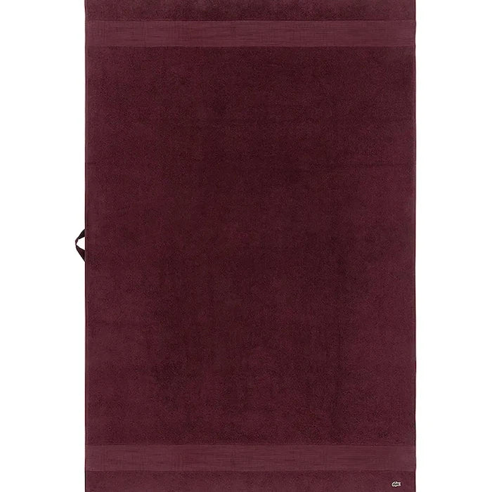 Lacoste L LECROCO Bordeaux 100 x 150 cm Orta Pamuklu Havlu