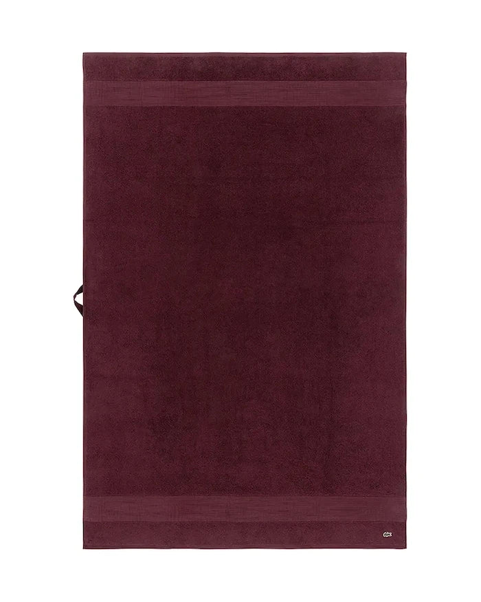 Lacoste L LECROCO Bordeaux 100 x 150 cm Orta Pamuklu Havlu