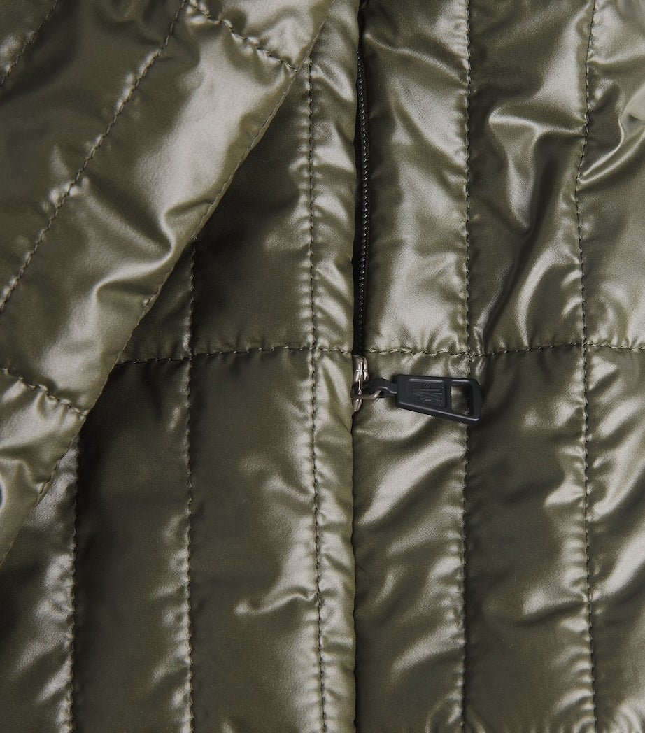 Moncler Green Quilted Madiere Overshirt