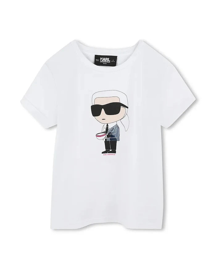 Karl Lagerfeld Çocuk Pamuklu Tişört