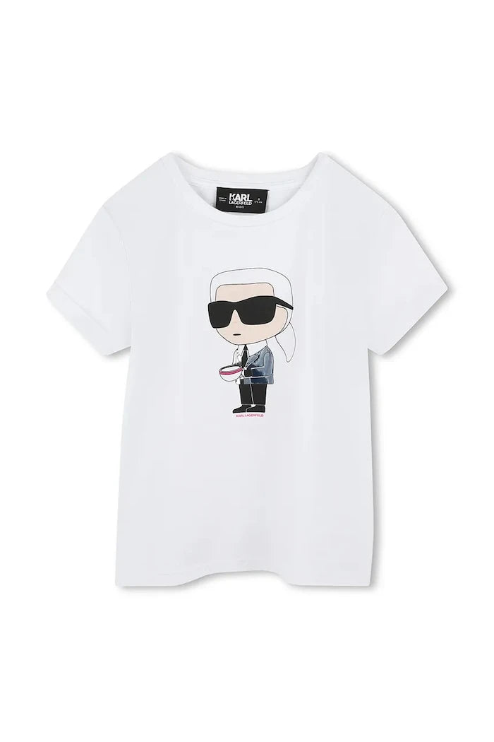 Karl Lagerfeld Çocuk Pamuklu Tişört
