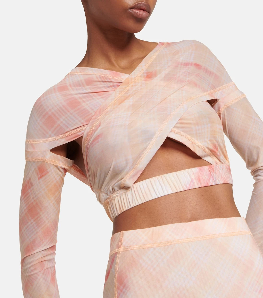 KNWLS - Anti Cross Over jersey crop top