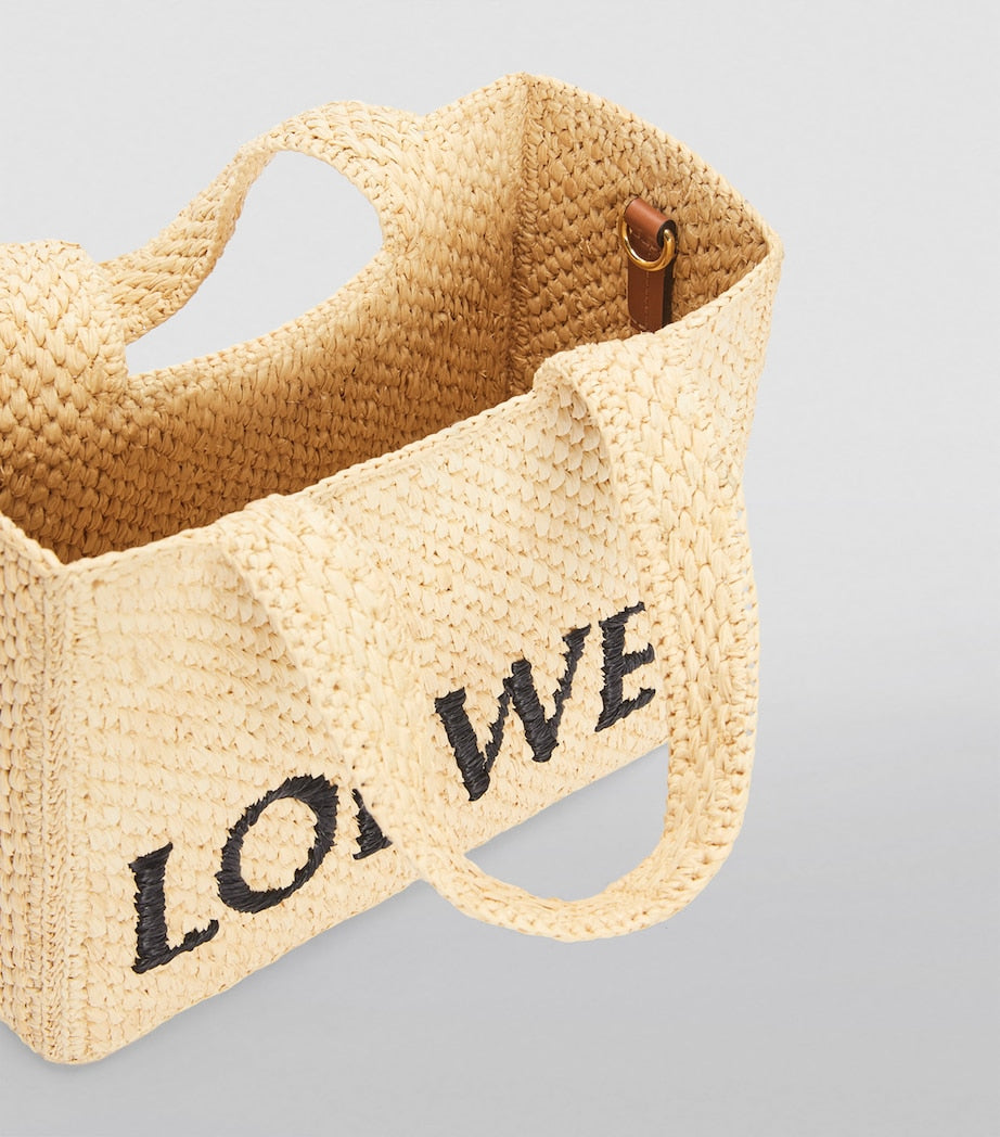LOEWE Beige x Paula's Ibiza Small Font Tote Bag