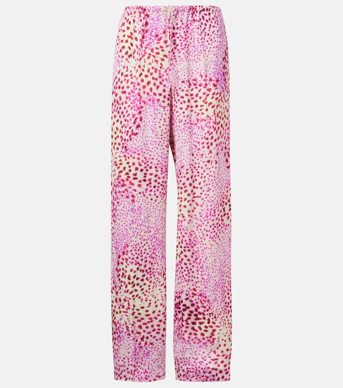 Dries Van Noten - Jacquard wide-leg pants