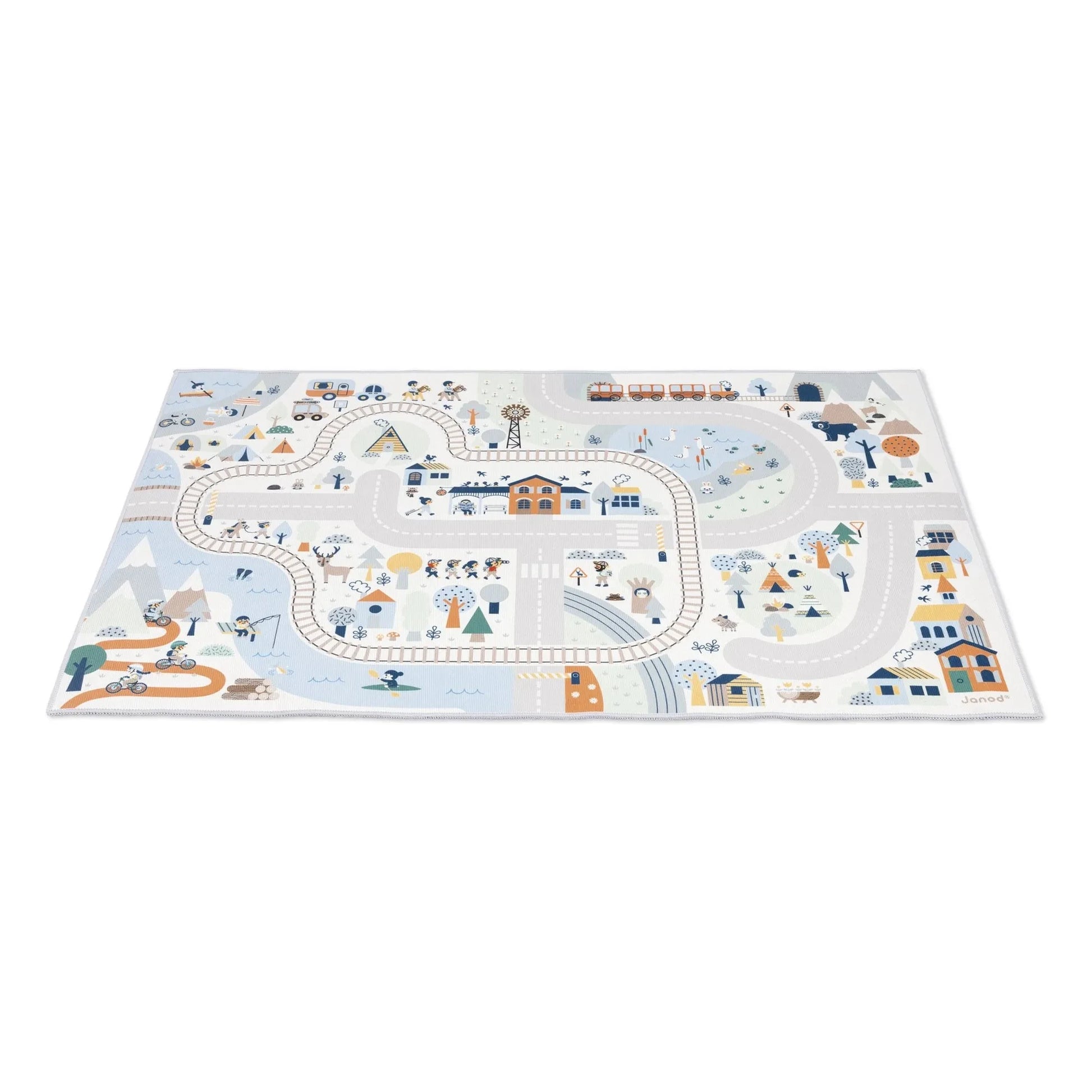 Janod - White Valley circuit mat - Cross Roads