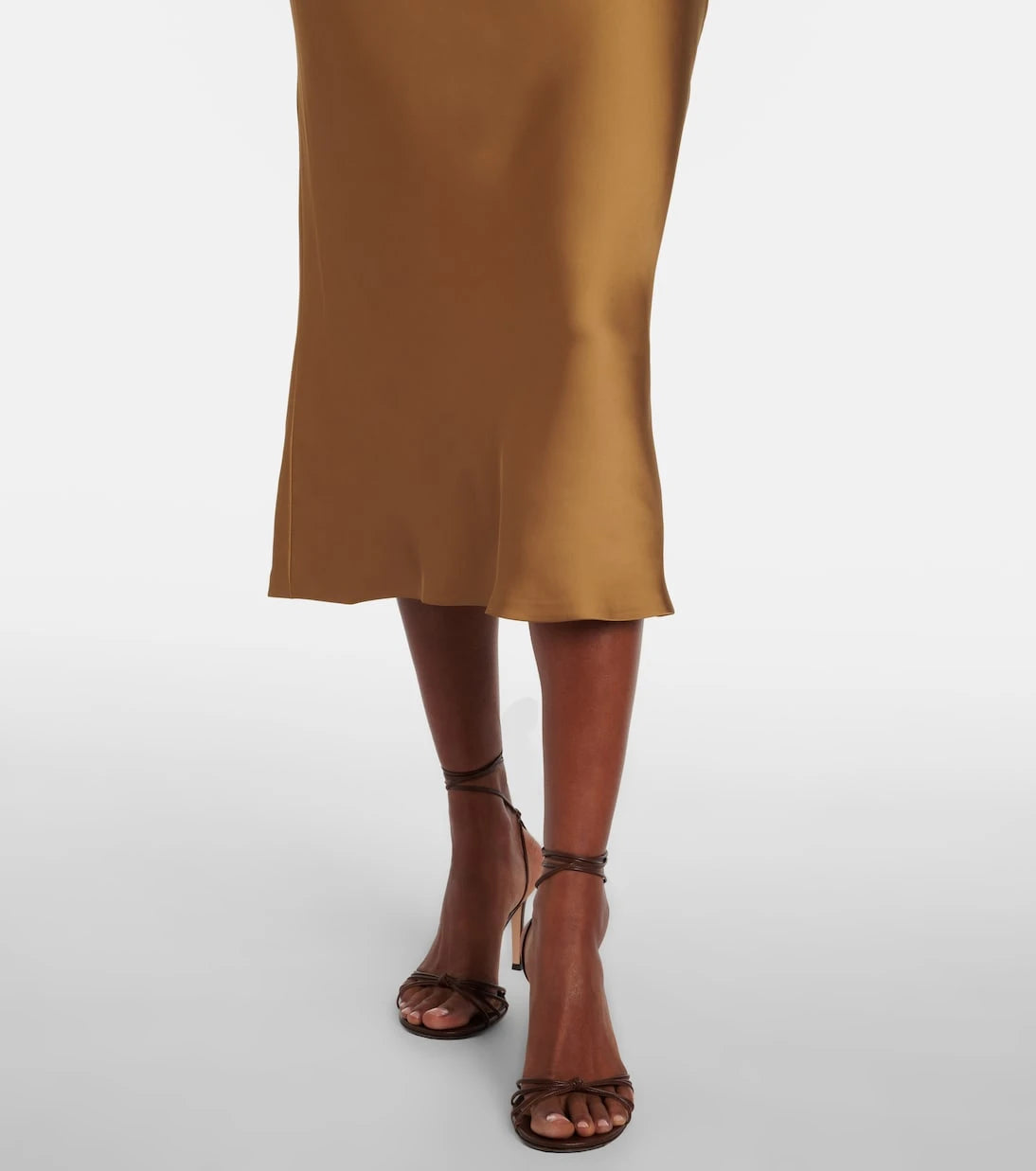 Norma Kamali - Maria crêpe satin midi dress