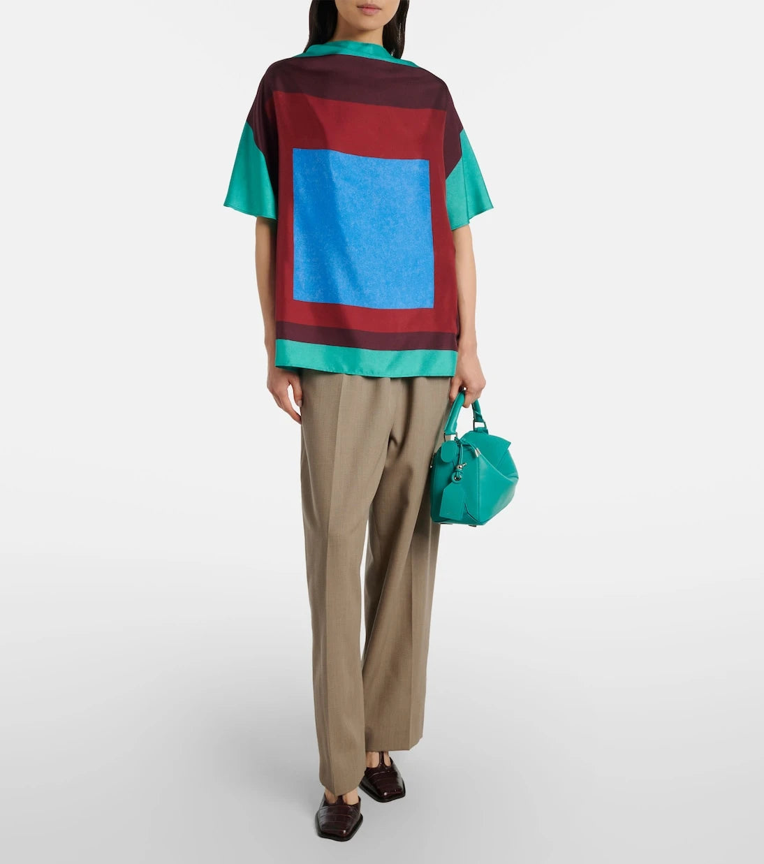 Loewe - Featherlight Puzzle Small tote bag