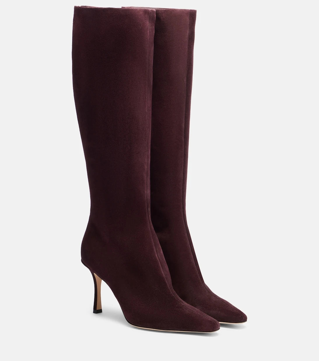 Jimmy Choo - Agathe 85 suede knee-high boots