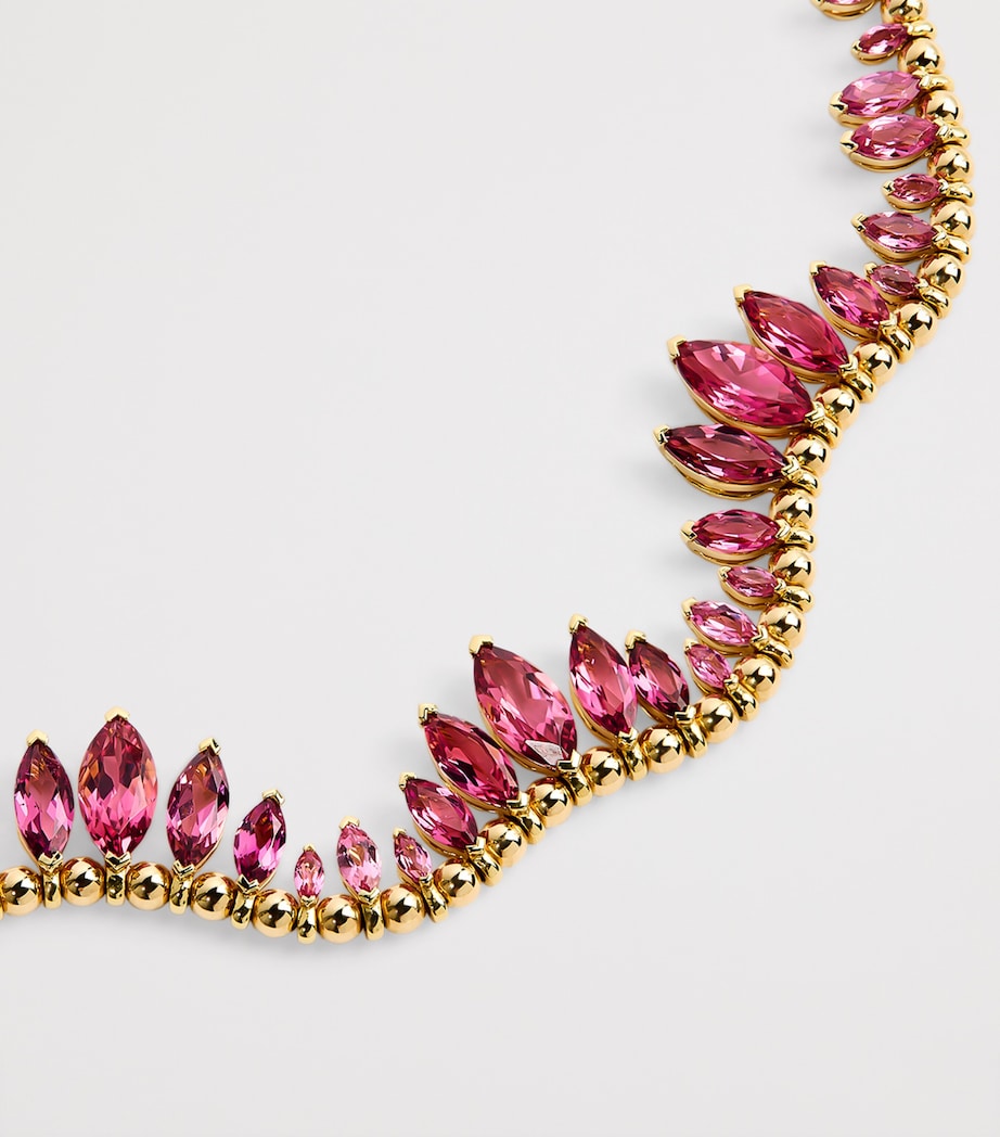 Yellow Gold and Sapphire Arashi Necklace