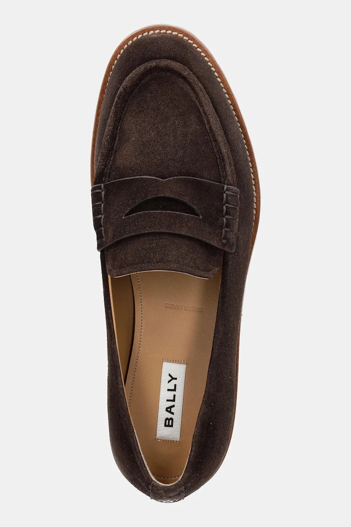 Велурени мокасини Bally