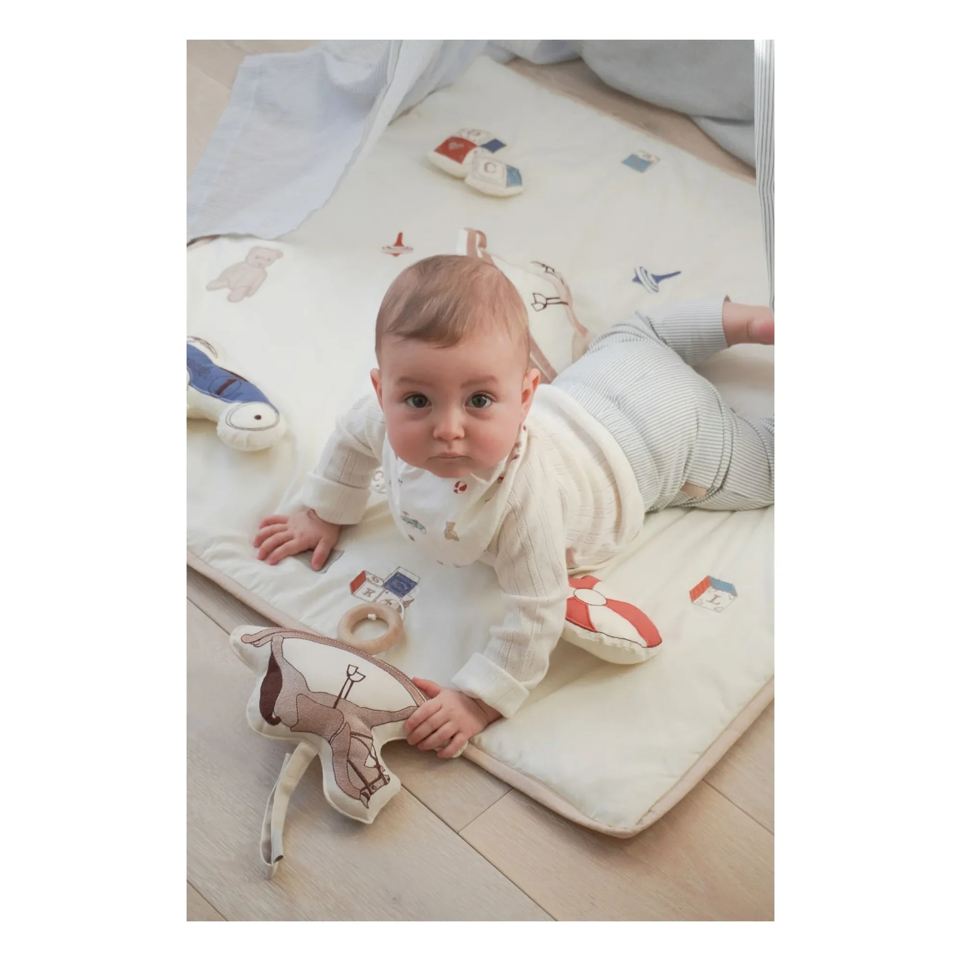 Cam Cam - Vintage Toys playmat | Beige