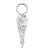 White Gold Silhouette Diamond Charm (8mm)
