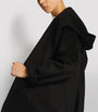 Max Mara Black Rialto Hooded Coat