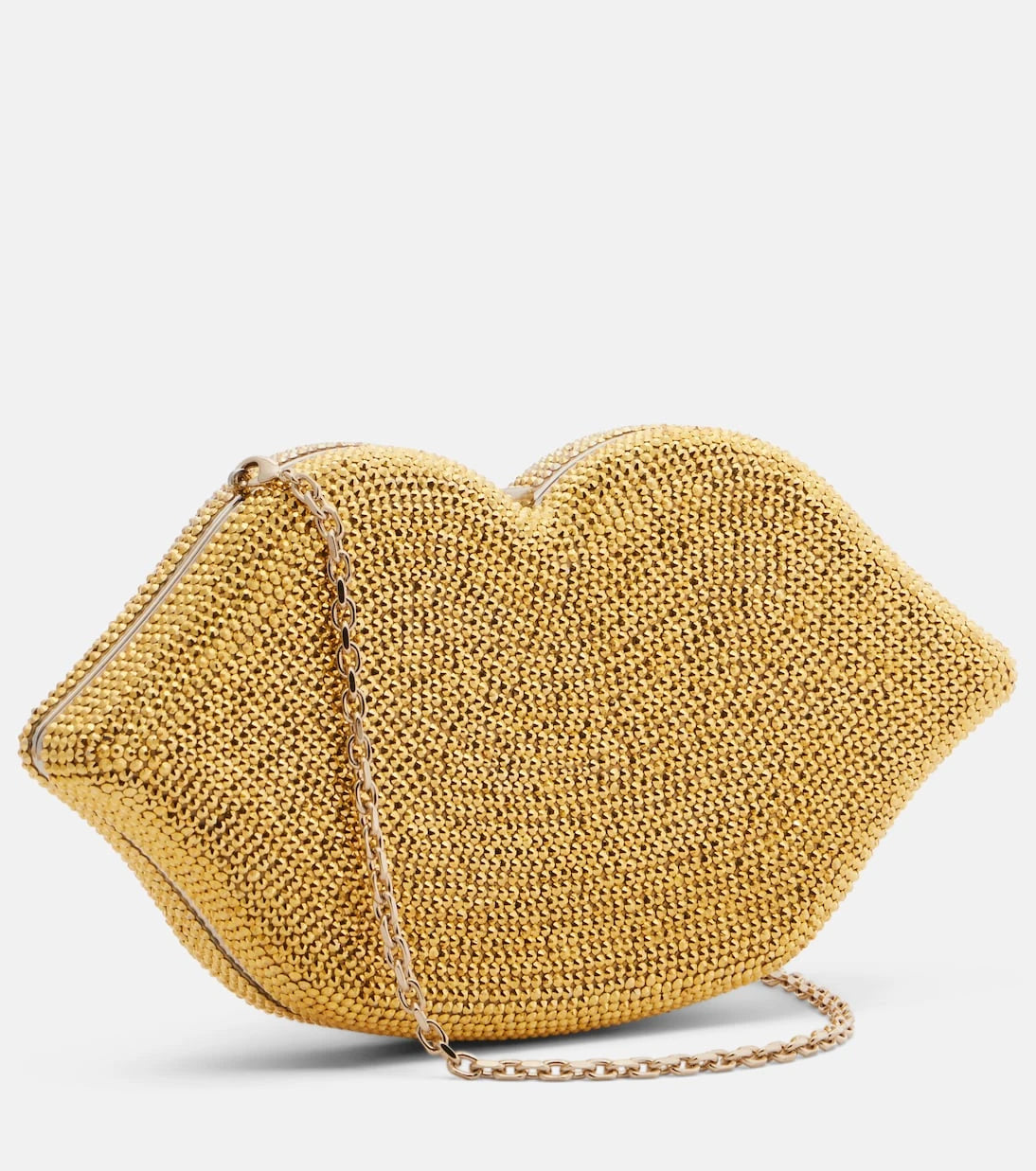 Judith Leiber Couture - Lips Small crystal-embellished clutch