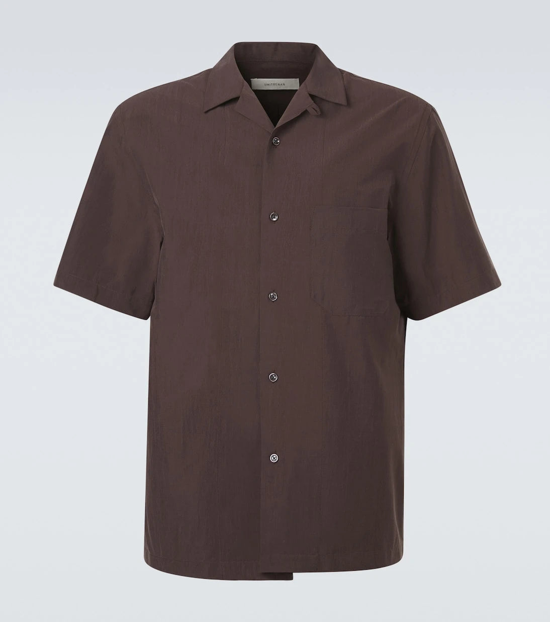 Umit Benan - Havana silk-blend bowling shirt