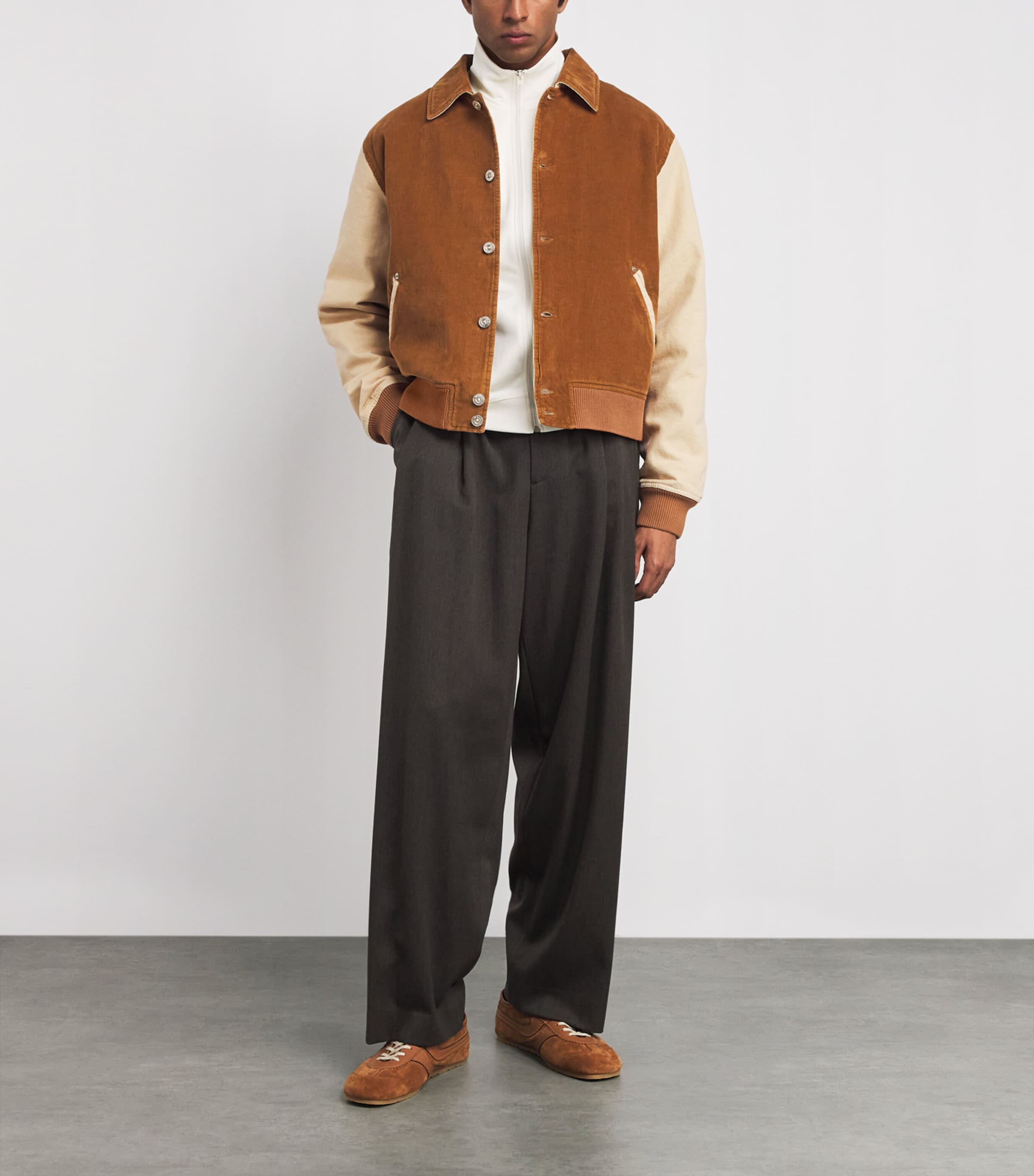 Brown Homecoming Varsity Jacket