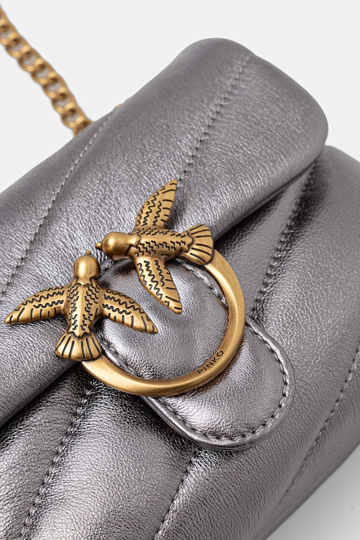 Pinko Чанта crossbody дамска от кожа