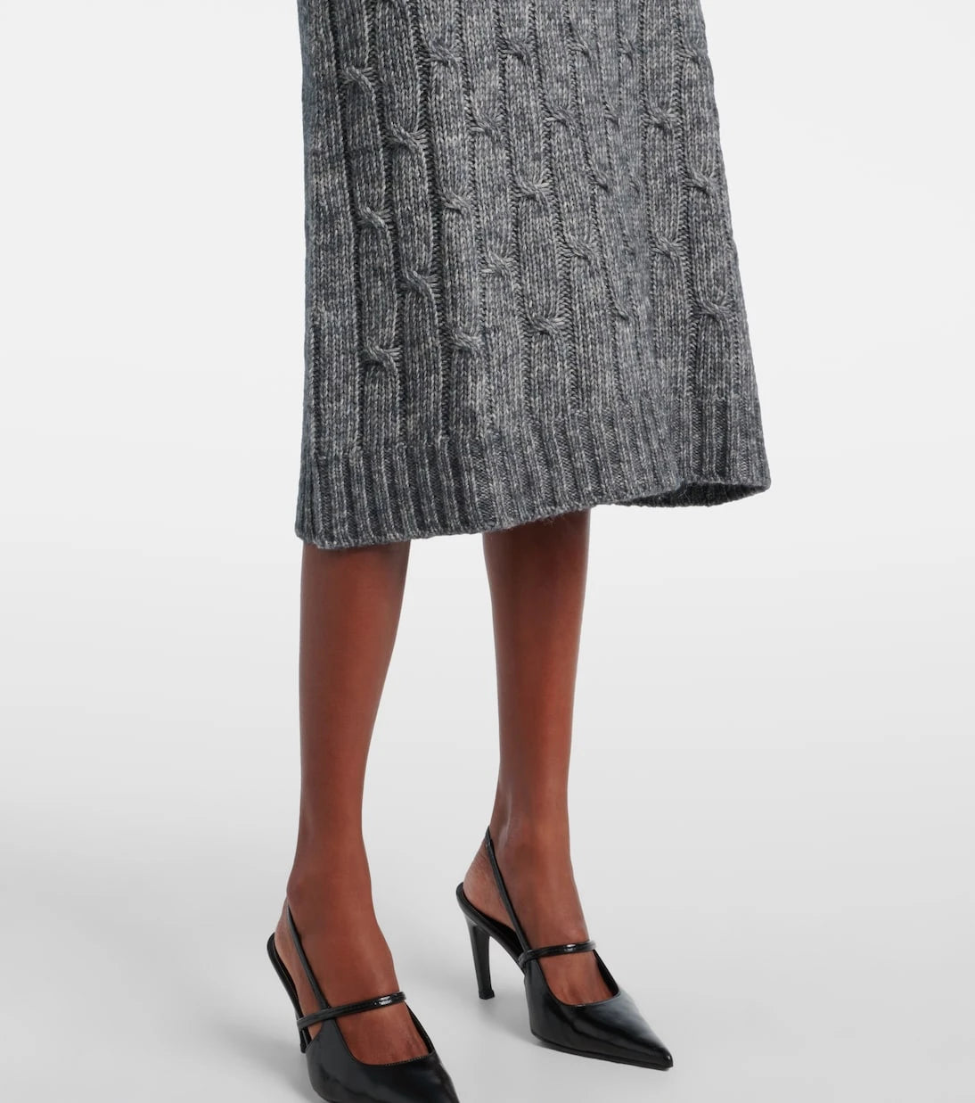 'S Max Mara - Otello cotton and wool-blend midi skirt