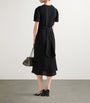 Prada Black Marocain Midi Dress