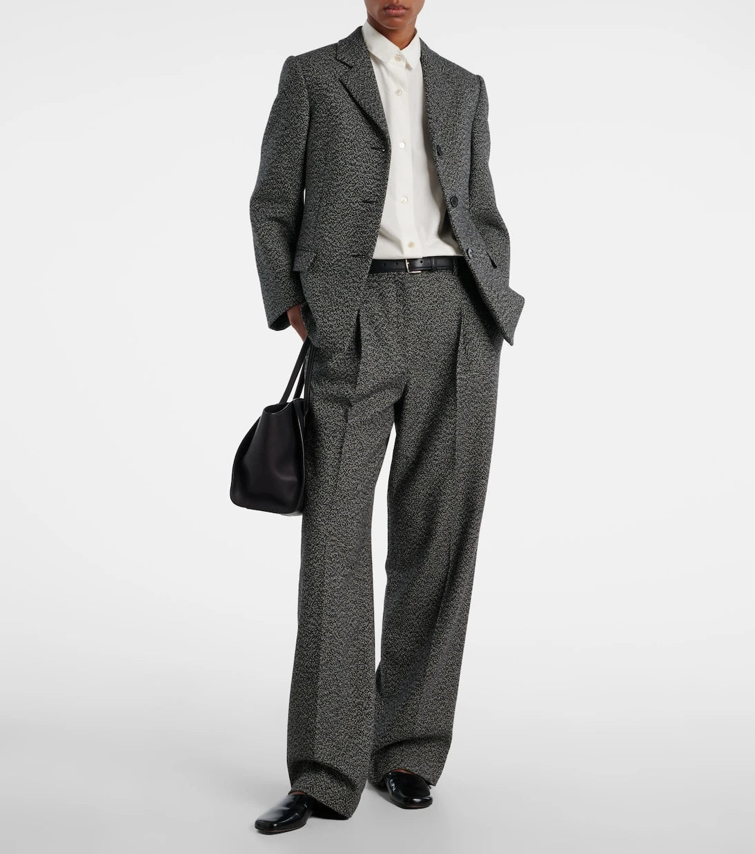 The Row - Mikkela cashmere and wool straight pants