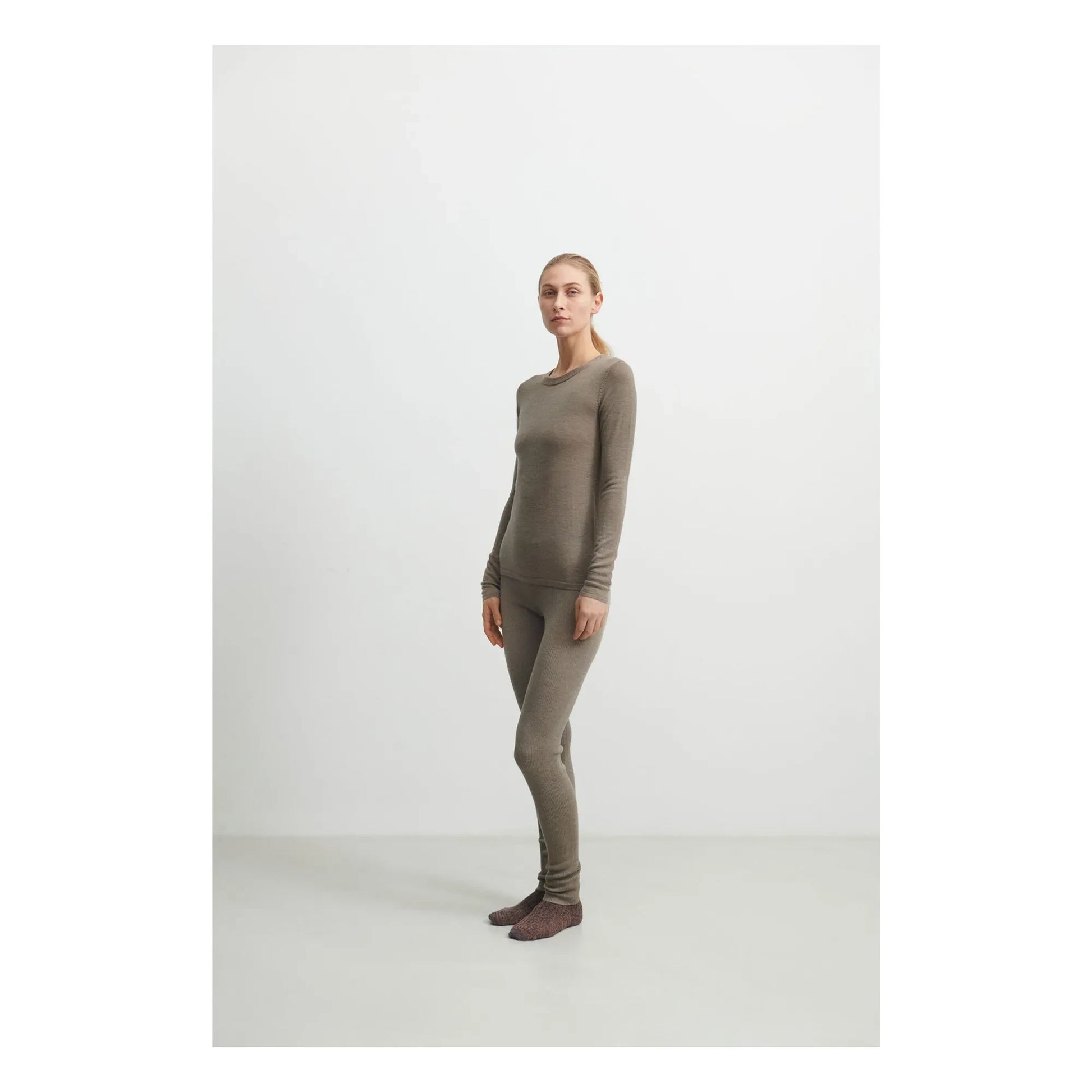 FUB - Merino Wool Legging - Women's Collection | Beige