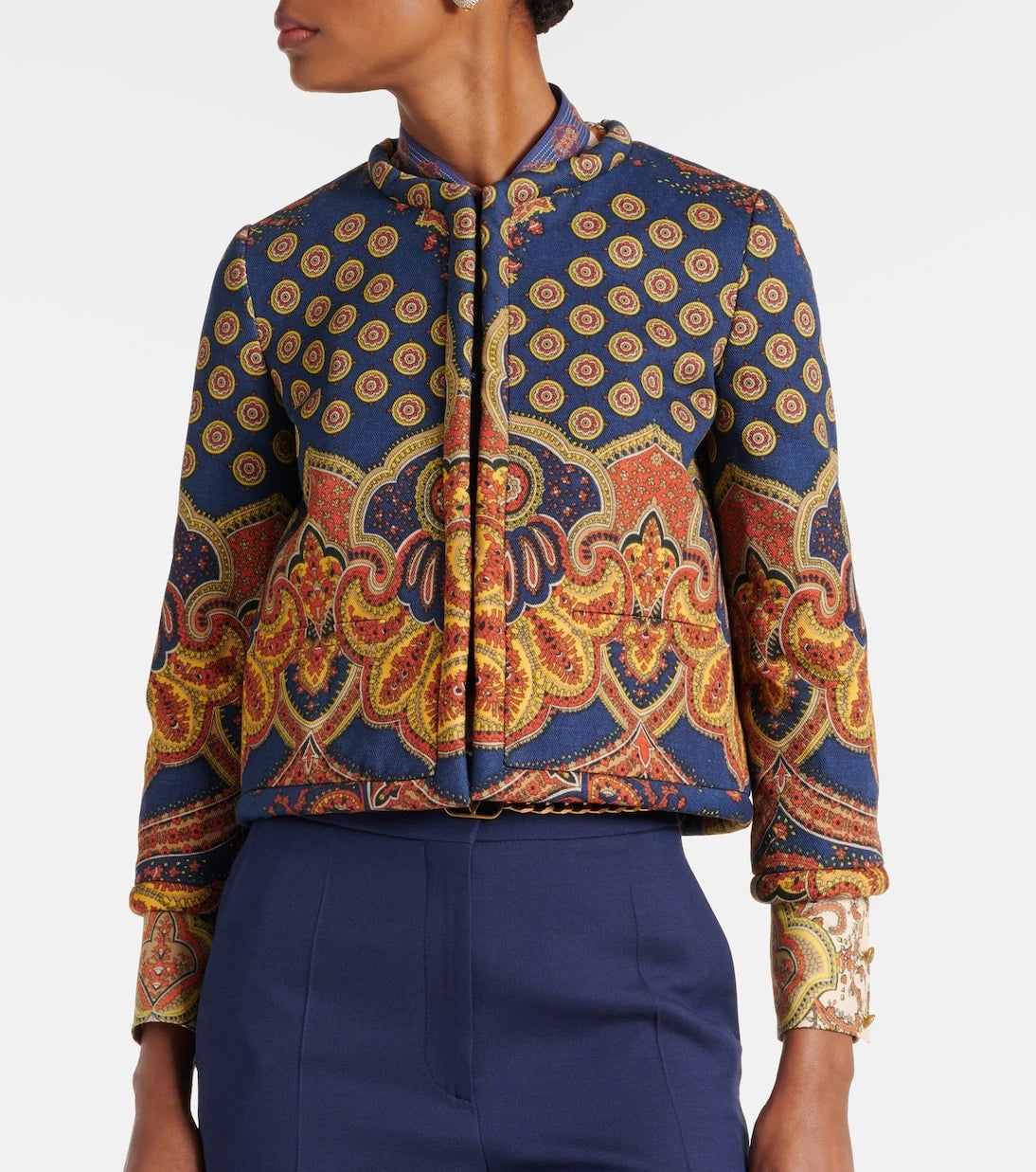 Valentino - Voyage Imaginaire cotton jacket