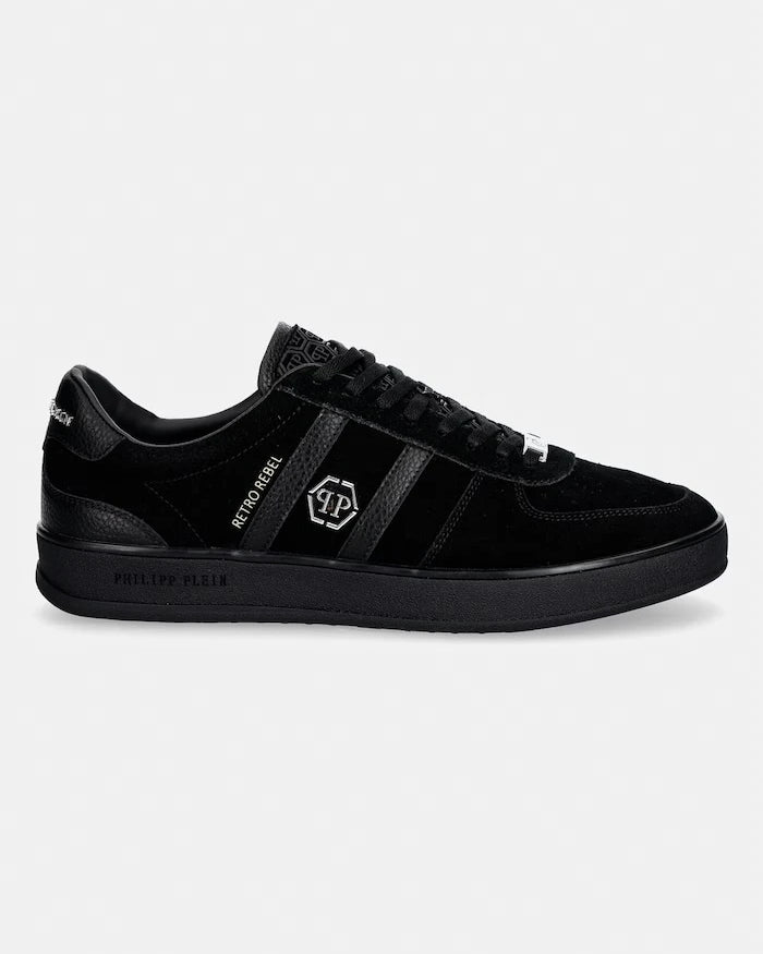 Philipp Plein Lo-Top Sneaker Retro Rebel Erkek Süet Spor Ayakkabı