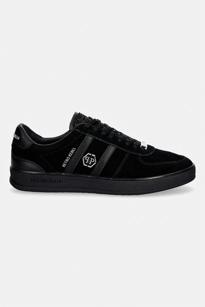 Philipp Plein Lo-Top Sneaker Retro Rebel Erkek Süet Spor Ayakkabı