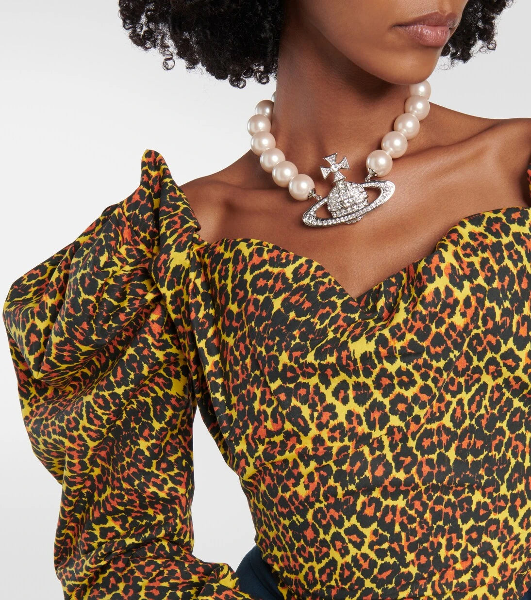Vivienne Westwood - Sunday leopard-print corset top
