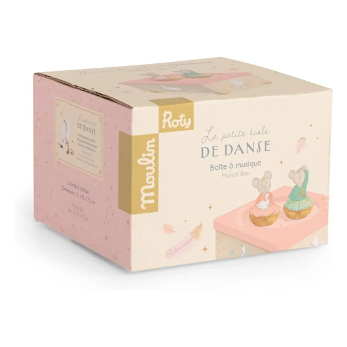 Moulin Roty - Music box Petite Ecole de Danse | Pink