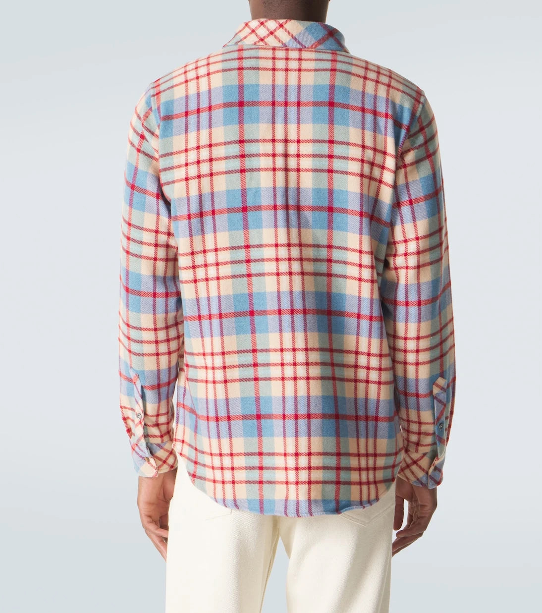 God's True Cashmere - Al's Run plaid cashmere shirt